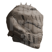 3D Printable Dark Slayer Helmet STL File - JP3D