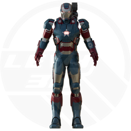 Patriot/Machine Mk 2 Full Suit Motorized Gun 3D Model
