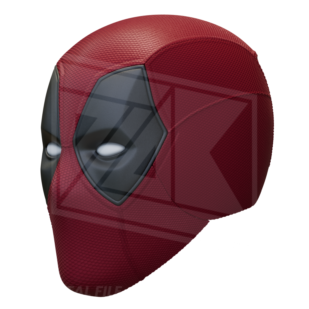 Mercenary Mask 3 3D Model – Wireframe