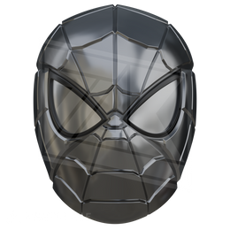 Armored Spider Hero Helmet 3D Model