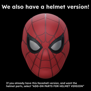 Walsh3D / Zaack3D Spider-Man Homecoming Faceshell with Motorized Dynamic Shutter System