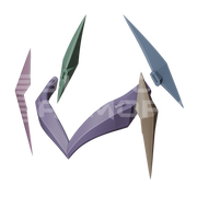 Red Wanda Headpiece 3D Model