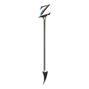 Lord Zedd Staff 3D Model
