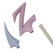 Lord Zedd Staff 3D Model