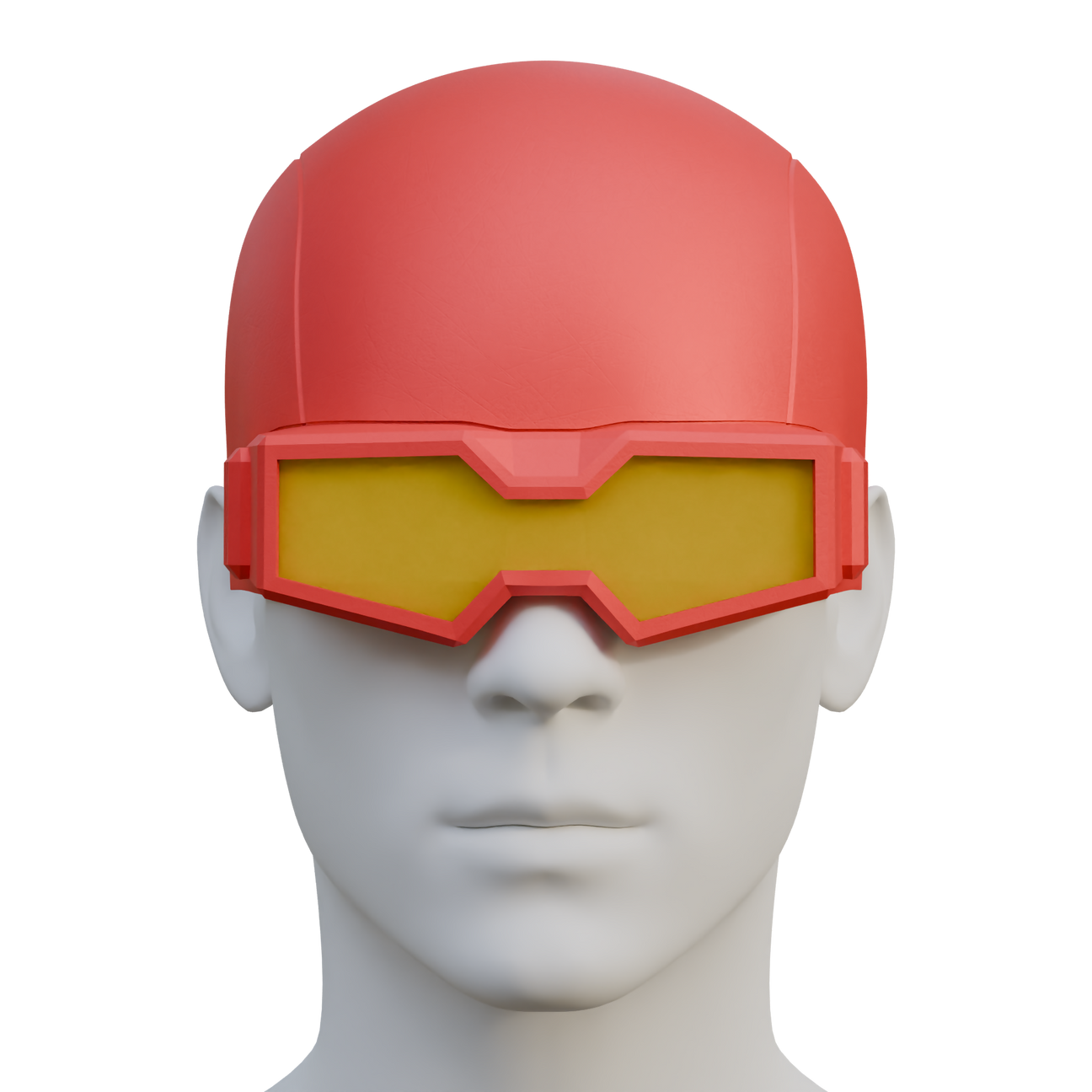 Rex-Splode Helmet 3D Printable File – Wireframe