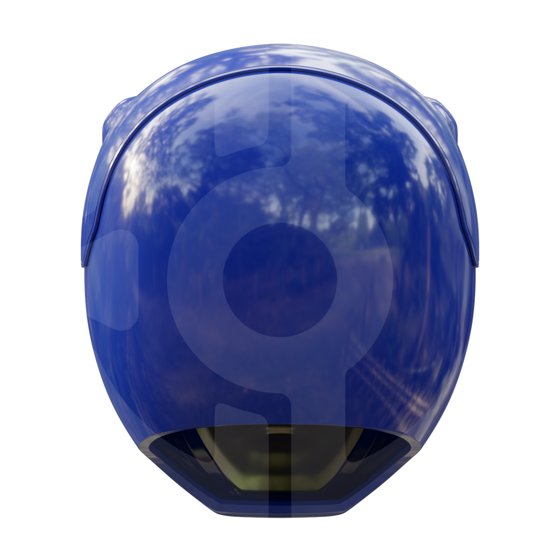 MMPR Blue Ranger Helmet File – Wireframe