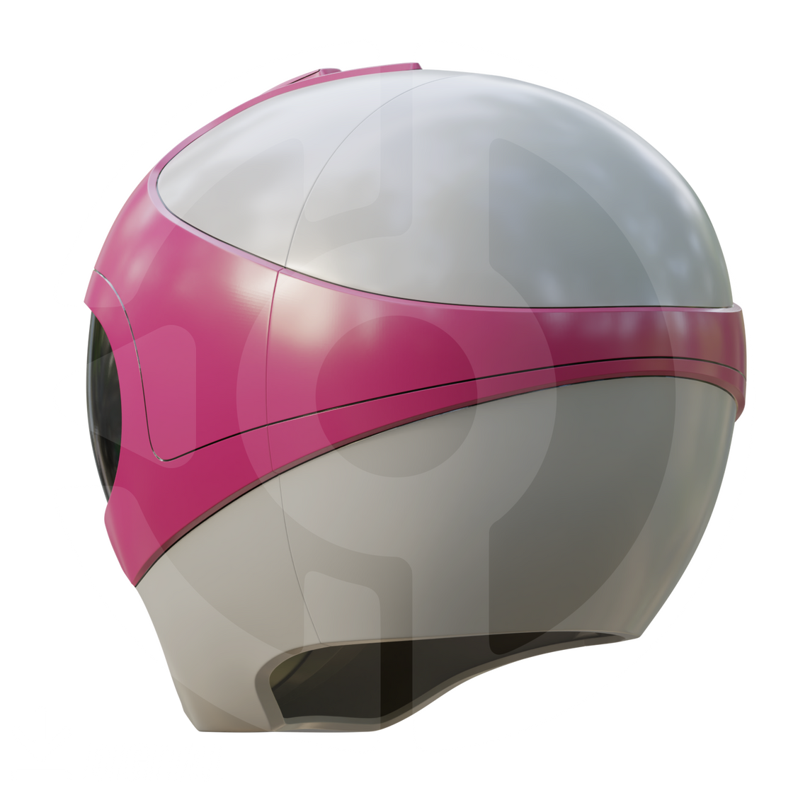 MMPR Pink Ranger Helmet File – Wireframe