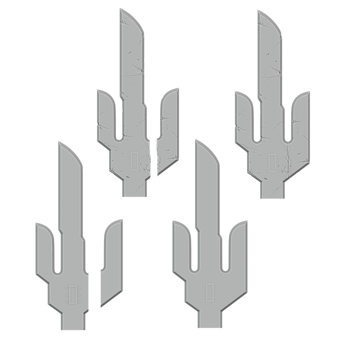 VEK3D Inverted Spear of Heaven Blade File – Wireframe