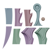 Honorblade of the Herald Shalash 3D Model