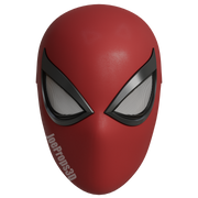 3D Printable Marvel's Spider-Man 2 PS5 Advanced Suit 2.0 Faceshell STL File - JP3D