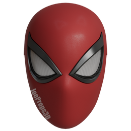 3D Printable Marvel's Spider-Man 2 PS5 Advanced Suit 2.0 Faceshell STL File - JP3D