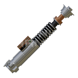 Young Space Wizard Beam Sword 3D Model