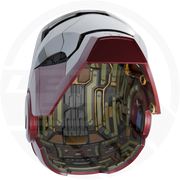 Iron Mk5 segmented faceplate 3D model