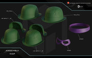 The Riddler Cane, hat and mask
