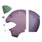 VEK3D White Ranger PRWF Helmet File