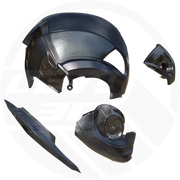 evil ai robot tron Prime Helmet 3D model