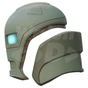 Giant Metal Stomper Helmet 3D Printable Model