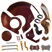 Motorized Mark 3 V4 Helmet 3D Print Model