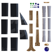 Anime Pirate Giant Sword 3D Print Model