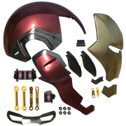 Iron Man MK 85 Helmet motorized 3D printable Model