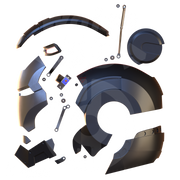 Motorized Metal Machine Mark 1 Helmet 3D Print Model