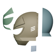 VEK3D Pink Ranger PRS Helmet File