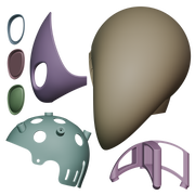 VEK3D Silksong Lace Helmet File