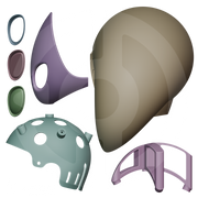 Hollow Knight Lace Helmet File