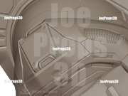 3D Printable Infinity Spartan Mark 6 Helmet STL File - JP3D