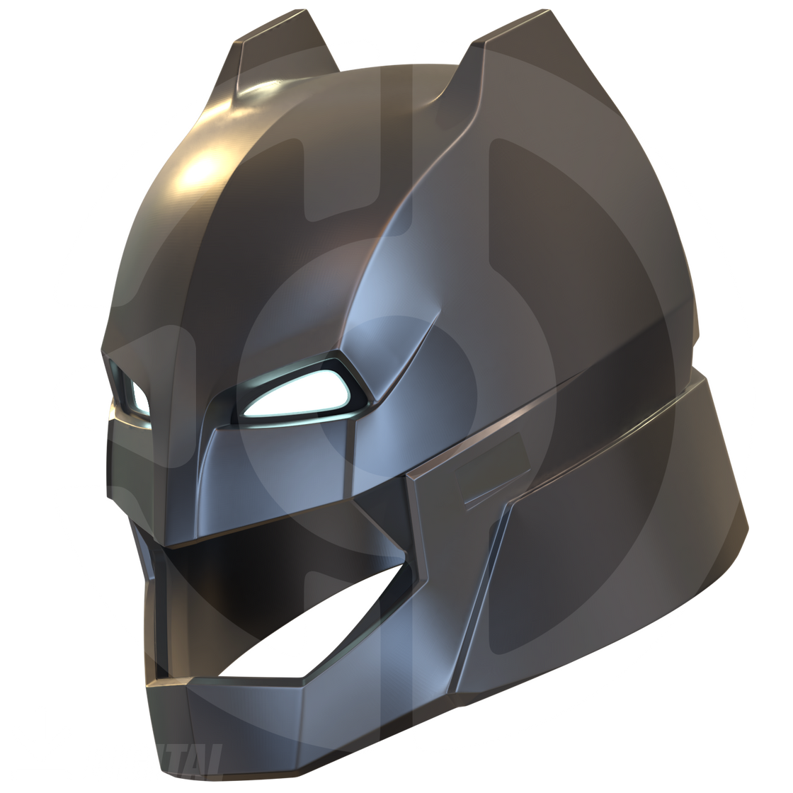 Armored Bat Helmet File – Wireframe