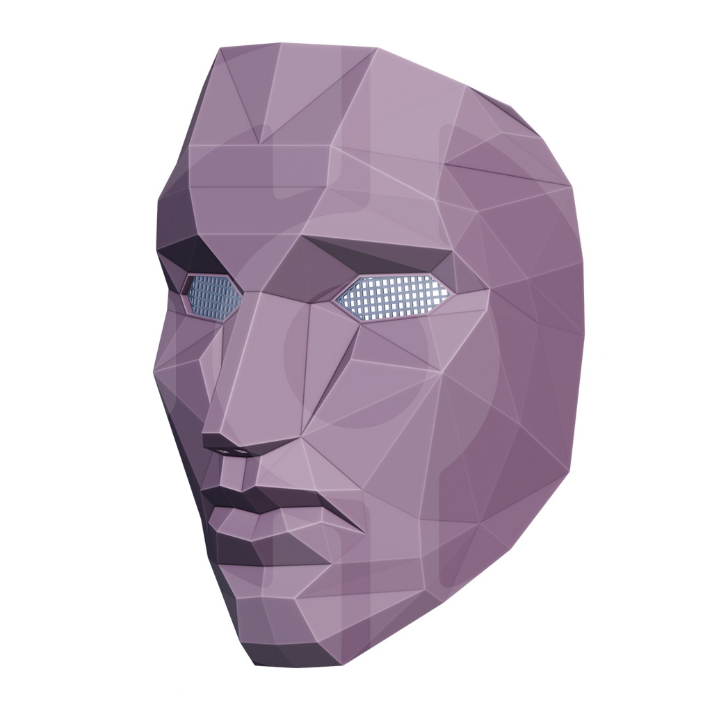 Front Man Mask File – Wireframe