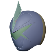 VEK3D White Dino Ranger PRDT Helmet File