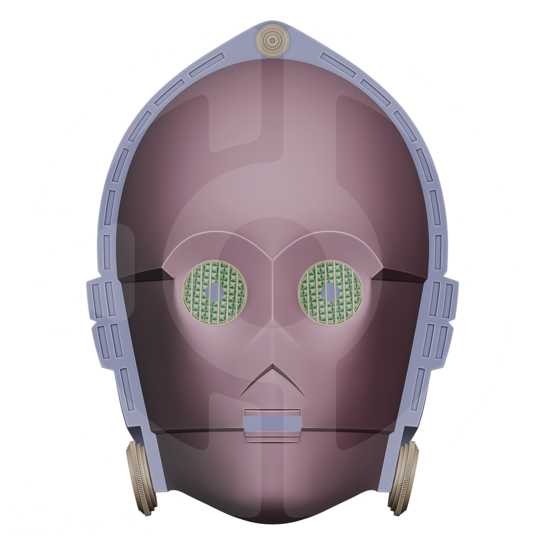 C3-PO Helmet File – Wireframe