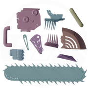 Chainsaw Guy Helmet 3D Model
