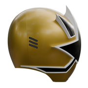 Gold Samurai Ranger Helmet 3D Model