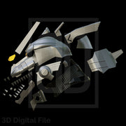 Mecha Godzilla Mask 3D Model