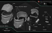Galactic Racer helmet