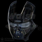 Motorized Mark 3 V4 Helmet 3D Print Model