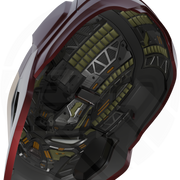 mk45 Helmet Motorized With Full Interior 3D Model