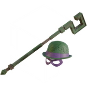 The Riddler Cane, hat and mask