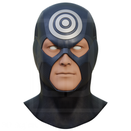 Bullseye Mask - 3D Model
