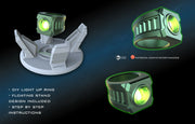 Green Lantern light up rings with floating stand