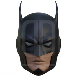 Bat Animated Movie Cowl 3D Model