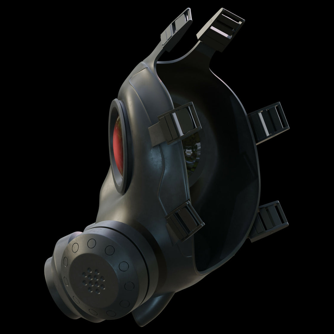 Hunk Mask - Resident Evil Requiem 3D Model – Wireframe