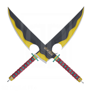 Flamboyant Hunter of Demons Katana 3D Model