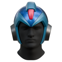 VEK3D Mega Man Helmet File