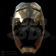 Motorized Mark 85 V5 Helmet 3D Print Model