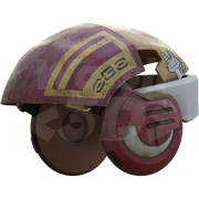 Space Speeder Bike Helmet 3D Print Model