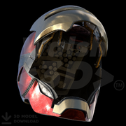 Motorized Mark 85 V5 Helmet 3D Print Model