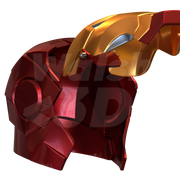 Toy Brick Metal Hero V2 Helmet 3D Print Model